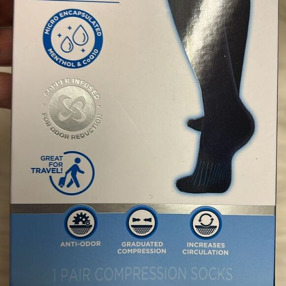 Copper Fit Ice Compression Menthol Socks S/M D13 - Picture 6 of 8